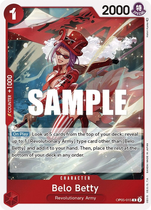 Image for Belo Betty (015) (OP05-015) (Foil) [Awakening of the New Era] - One Piece Card Game