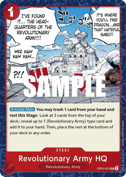 Image for Revolutionary Army HQ (OP05-021) [Awakening of the New Era] - One Piece Card Game