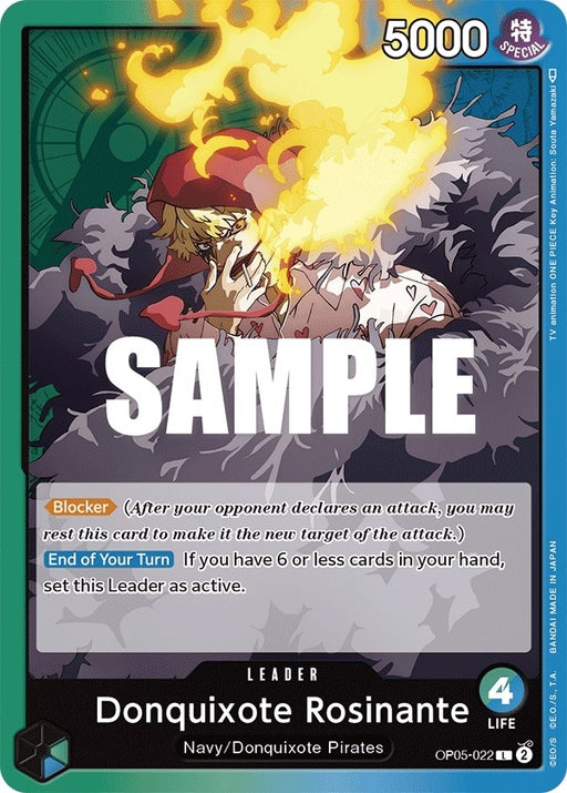 Image for Donquixote Rosinante (022) (OP05-022) [Awakening of the New Era] - One Piece Card Game