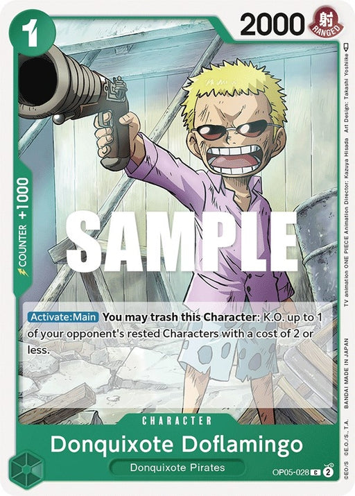 Image for Donquixote Doflamingo (028) (OP05-028) [Awakening of the New Era] - One Piece Card Game