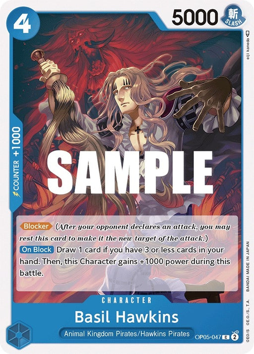 Image for Basil Hawkins (OP05-047) [Awakening of the New Era] - One Piece Card Game