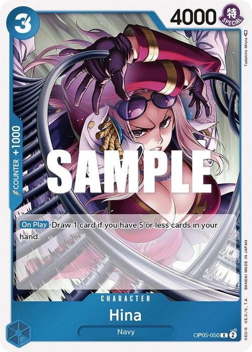 Image for Hina (OP05-050) (Foil) [Awakening of the New Era] - One Piece Card Game