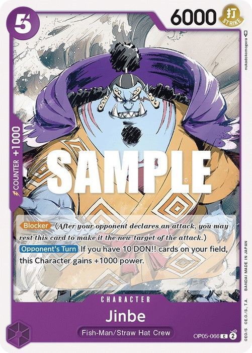 Image for Jinbe (OP05-066) [Awakening of the New Era] - One Piece Card Game