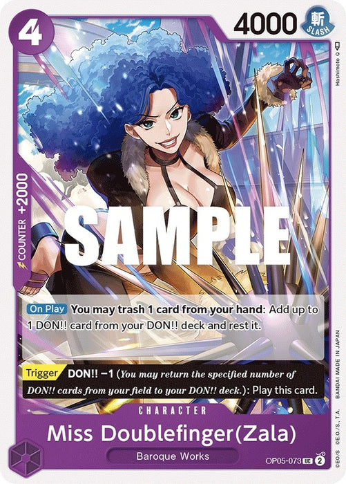 Image for Miss Doublefinger(Zala) (OP05-073) [Awakening of the New Era] - One Piece Card Game