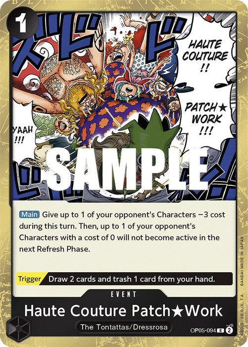 Image for Haute Couture Patch Work (OP05-094) (Foil) [Awakening of the New Era] - One Piece Card Game