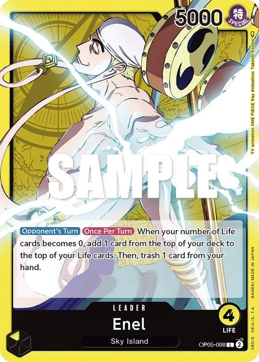 Image for Enel (098) (OP05-098) [Awakening of the New Era] - One Piece Card Game