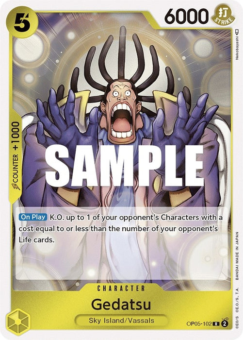 Image for Gedatsu (OP05-102) (Foil) [Awakening of the New Era] - One Piece Card Game