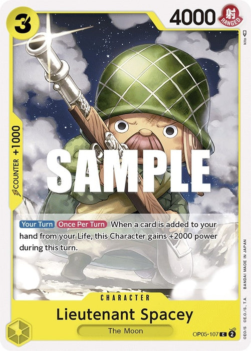 Image for Lieutenant Spacey (OP05-107) [Awakening of the New Era] - One Piece Card Game