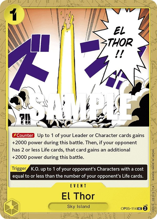 Image for El Thor (OP05-114) [Awakening of the New Era] - One Piece Card Game