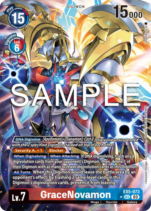 GraceNovamon (Alternate Art) (EX5-073 SEC) (Foil) [Animal Colosseum]