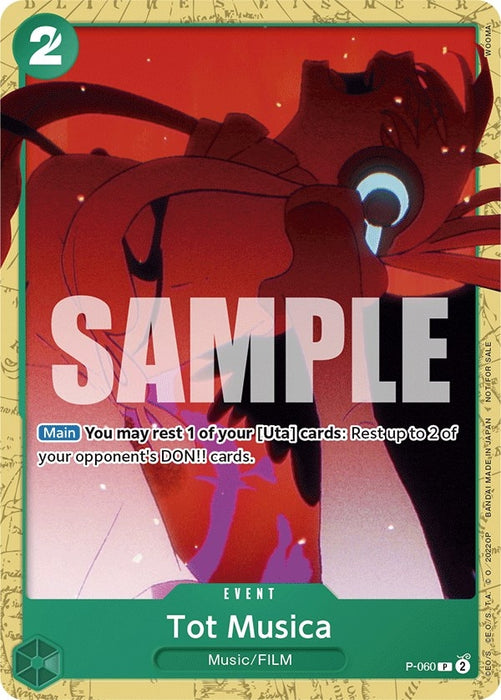 Image for Tot Musica (Starter Deck 11: Uta Deck Battle) (P-060) [One Piece Promotion Cards] - One Piece Card Game