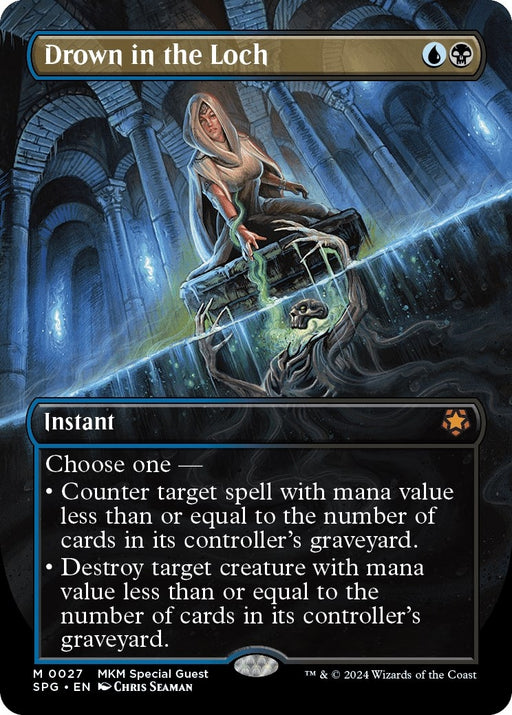 Image for Drown in the Loch (Borderless) (27) (Foil) [Special Guests] - Magic: The Gathering