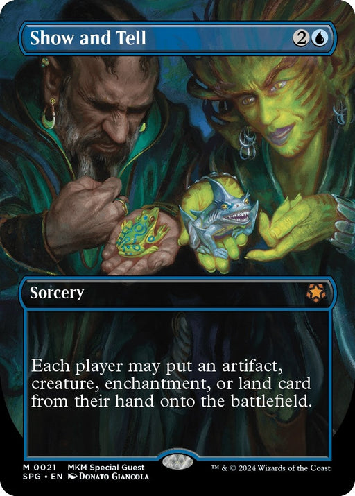 Image for Show and Tell (Borderless) (21) [Special Guests] - Magic: The Gathering