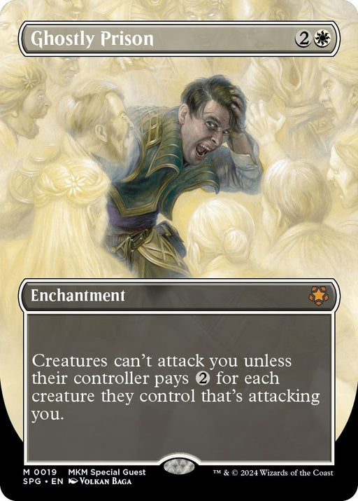 Image for Ghostly Prison (Borderless) (19) (Foil) [Special Guests] - Magic: The Gathering