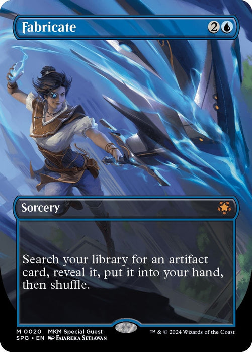 Image for Fabricate (Borderless) (20) (Foil) [Special Guests] - Magic: The Gathering