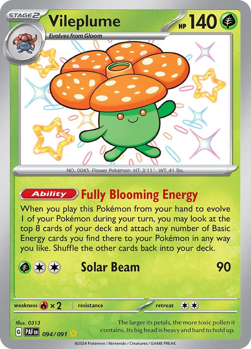 Image for Vileplume (094/091) (Holofoil) [SV: Paldean Fates] - Pokemon