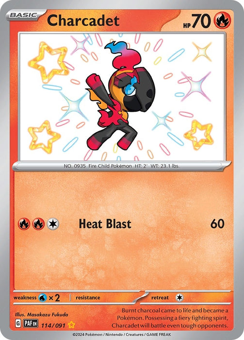 Image for Charcadet (114/091) (Holofoil) [SV: Paldean Fates] - Pokemon
