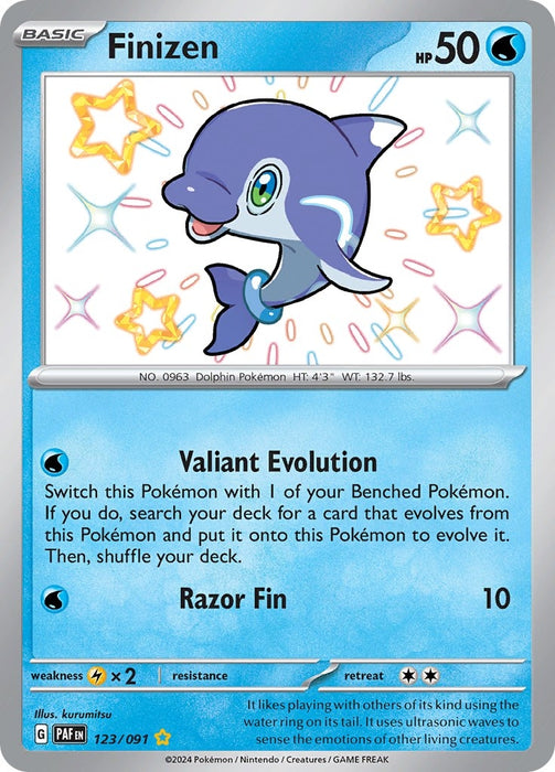 Image for Finizen (123/091) (Holofoil) [SV: Paldean Fates] - Pokemon