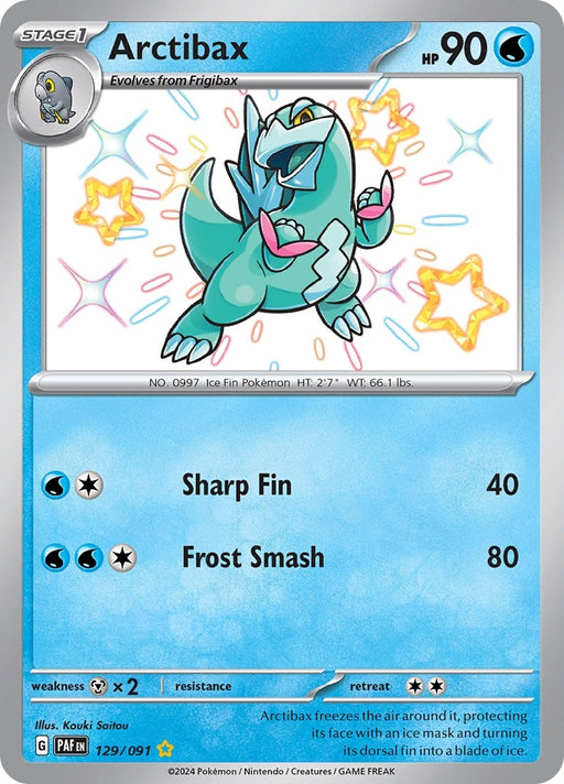 Image for Arctibax (129/091) (Holofoil) [SV: Paldean Fates] - Pokemon