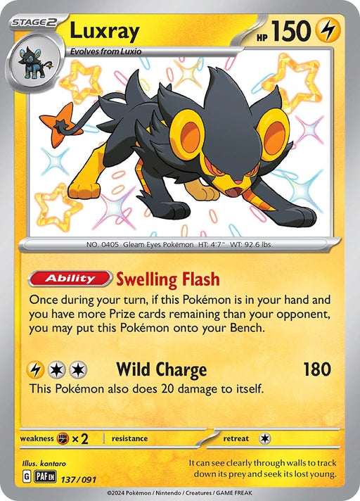 Image for Luxray (137/091) (Holofoil) [SV: Paldean Fates] - Pokemon
