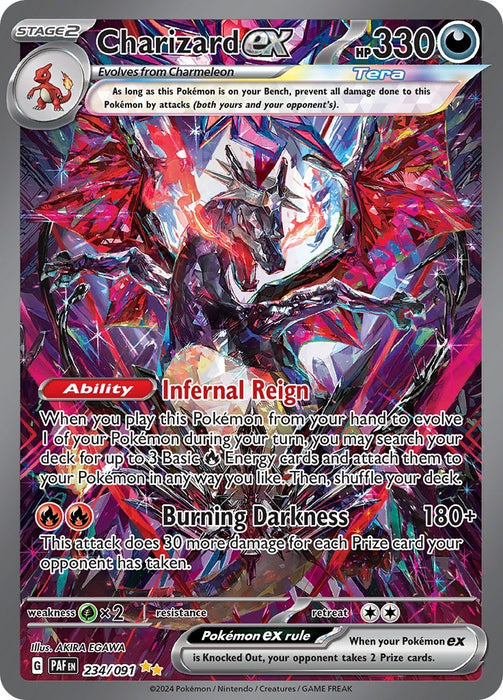 Image for Charizard ex (234/091) (Holofoil) [SV: Paldean Fates] - Pokemon