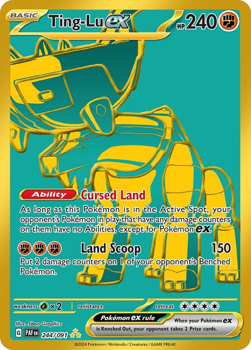 Image for Ting-Lu ex (244/091) (Holofoil) [SV: Paldean Fates] - Pokemon