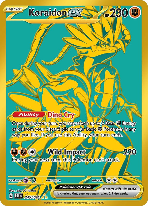 Image for Koraidon ex (245/091) (Holofoil) [SV: Paldean Fates] - Pokemon