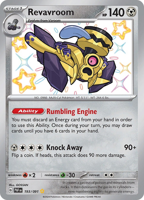 Image for Revavroom (193/091) (Holofoil) [SV: Paldean Fates] - Pokemon