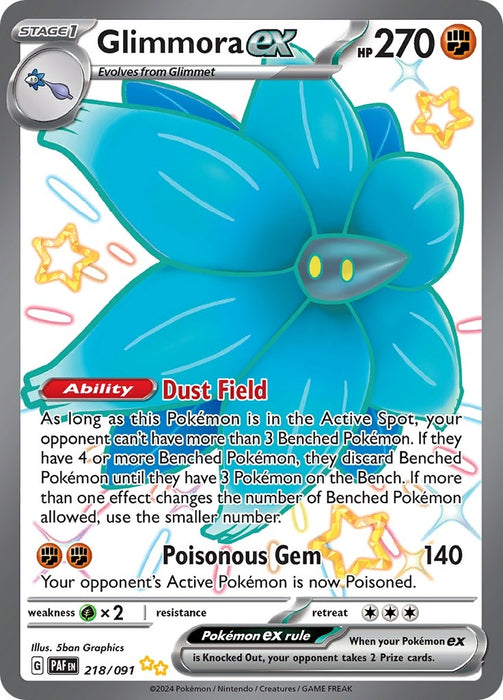 Image for Glimmora ex (218/091) (Holofoil) [SV: Paldean Fates] - Pokemon