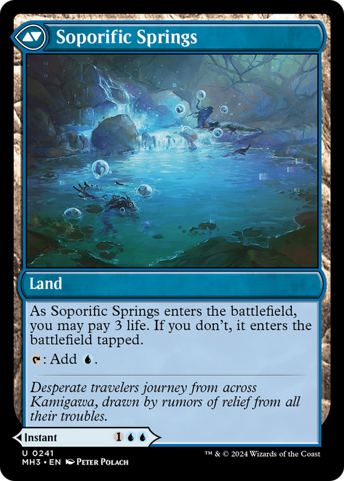 Sink into Stupor // Soporific Springs [MH3-241] Foil - Modern Horizons 3