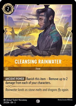 Cleansing Rainwater (29/204) Cold Foil [Into the Inklands]