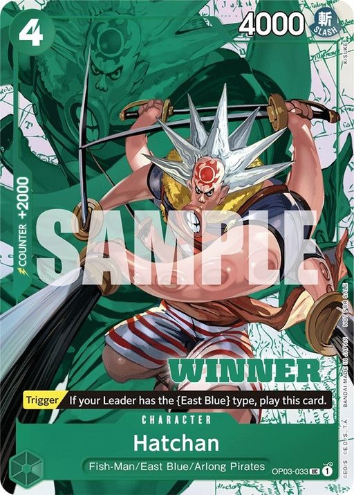 Image for Hatchan (Winner Pack Vol. 6) (OP03-033) (Foil) [One Piece Promotion Cards] - One Piece Card Game