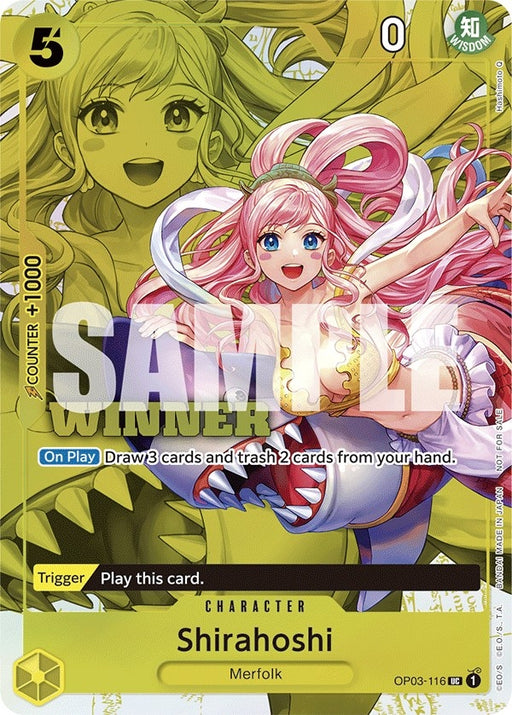 Image for Shirahoshi (Winner Pack Vol. 6) (OP03-116) (Foil) [One Piece Promotion Cards] - One Piece Card Game