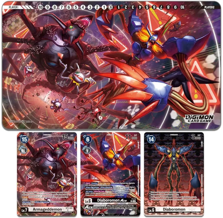 Digimon Card Game: Tamer Goods Set Diaboromon Playmat + Promo (Sealed)