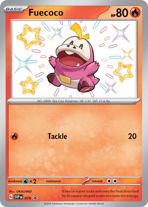 Image for Fuecoco - 079 (079) (Holofoil) [SV: Scarlet & Violet Promo Cards] (SVP) - Pokemon
