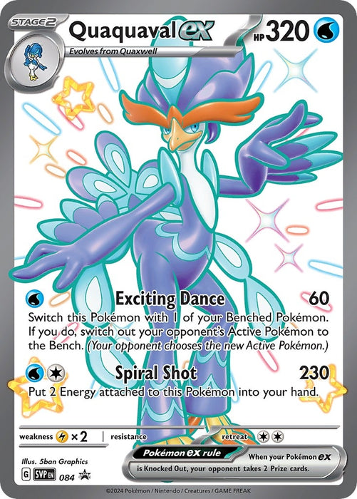 Image for Quaquaval ex - 084 (084) (Holofoil) [SV: Scarlet & Violet Promo Cards] (SVP) - Pokemon