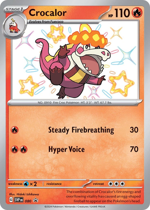 Image for Crocalor - 080 (080) (Holofoil) [SV: Scarlet & Violet Promo Cards] (SVP) - Pokemon