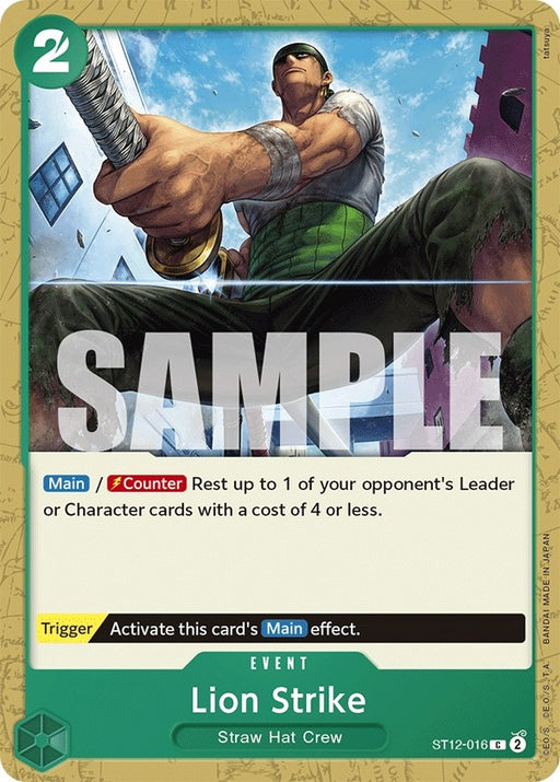 Image for Lion Strike (ST12-016) [Starter Deck 12: Zoro and Sanji] - One Piece Card Game