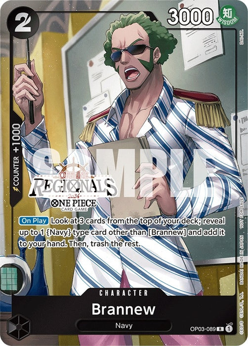 Image for Brannew (Offline Regional 2024) [Participant] (OP03-089) (Foil) [One Piece Promotion Cards] - One Piece Card Game