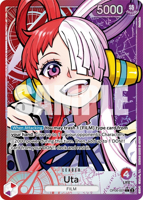 Uta (Alternate Art) (OP06-001) (Foil) [Wings of the Captain]