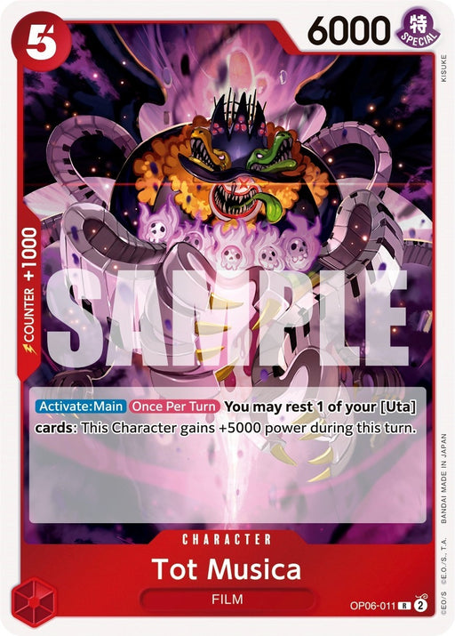 Image for Tot Musica (OP06-011) (Foil) [Wings of the Captain] - One Piece Card Game