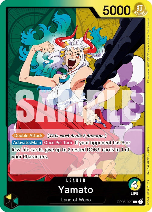 Image for Yamato (OP06-022) [Wings of the Captain] - One Piece Card Game