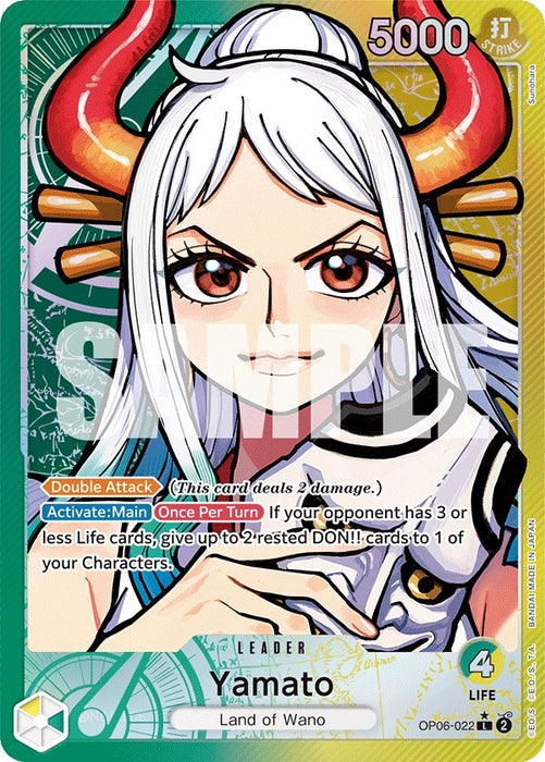 Image for Yamato (Alternate Art) (OP06-022) (Foil) [Wings of the Captain] - One Piece Card Game