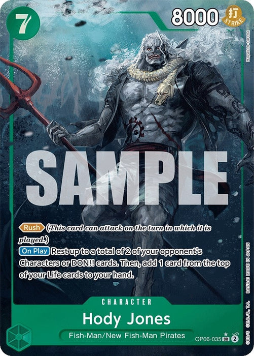 Hody Jones (035) (Alternate Art) (OP06-035) (Foil) [Wings of the Captain]
