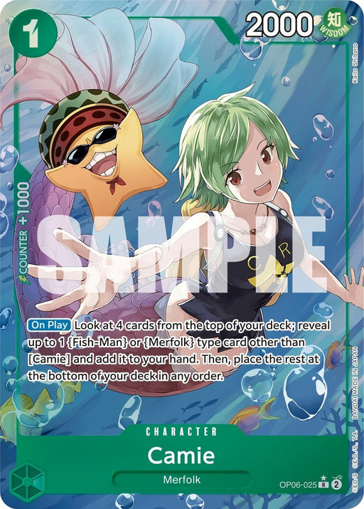 Image for Camie (Alternate Art) (OP06-025) (Foil) [Wings of the Captain] - One Piece Card Game