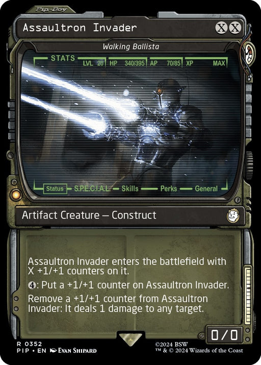 Image for Assaultron Invader - Walking Ballista (Showcase) (352) (Foil) [Universes Beyond: Fallout] - Magic: The Gathering