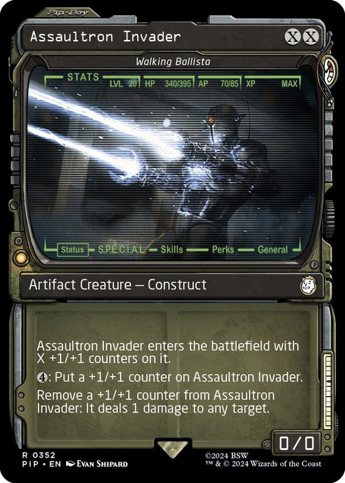 Image for Assaultron Invader - Walking Ballista (Showcase) (352) [Universes Beyond: Fallout] - Magic: The Gathering