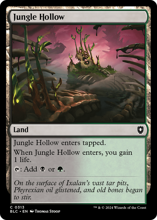 Jungle Hollow [BLC-313] - Bloomburrow Commander