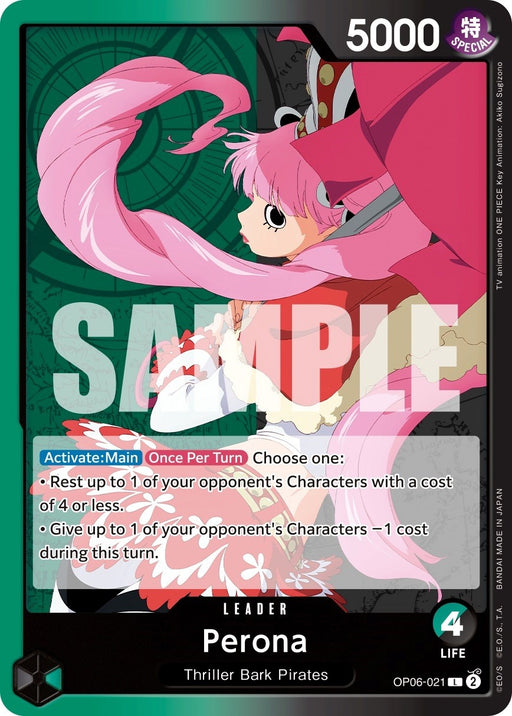 Image for Perona (021) (OP06-021) [Wings of the Captain] - One Piece Card Game