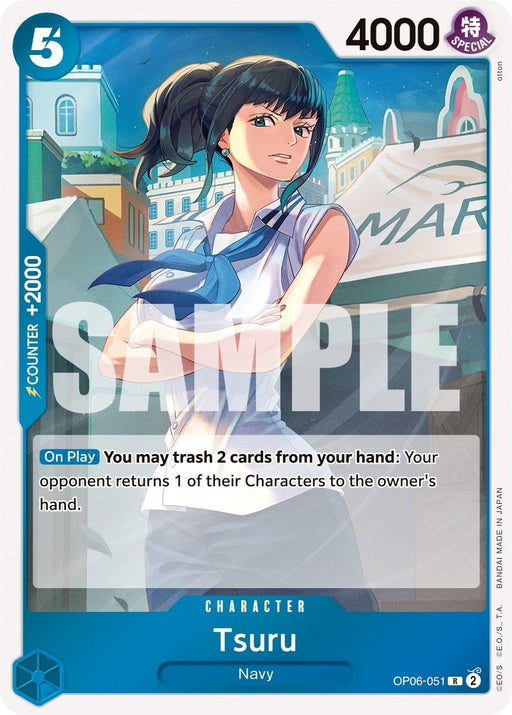 Image for Tsuru (OP06-051) (Foil) [Wings of the Captain] - One Piece Card Game